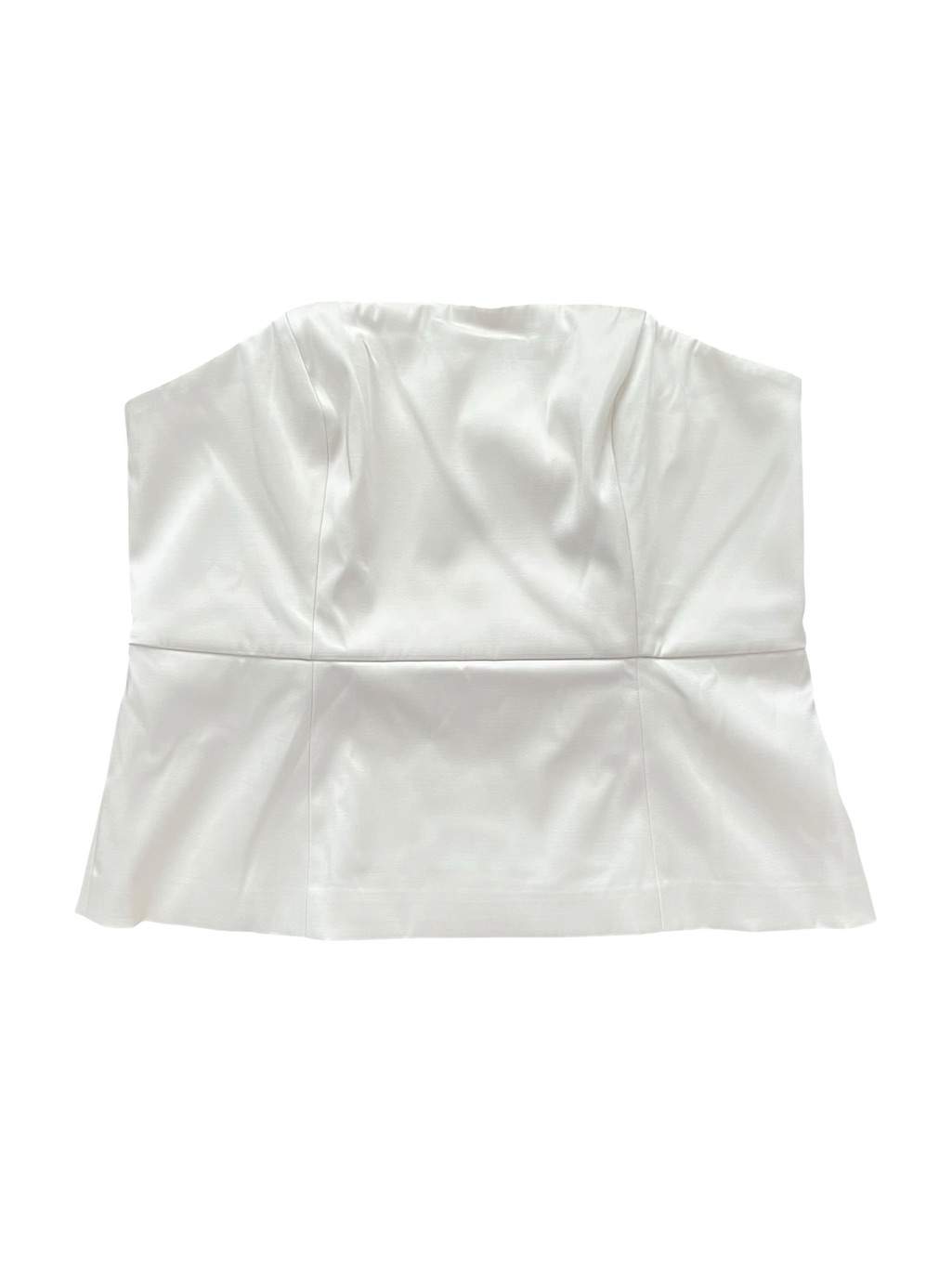 Banana Republic Satin Strapless Corset Top — image 2 of 6